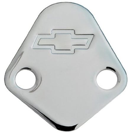 Powerplay 141211 Fuel Pump Block-Off Plate with Embossed Chevy PO353361